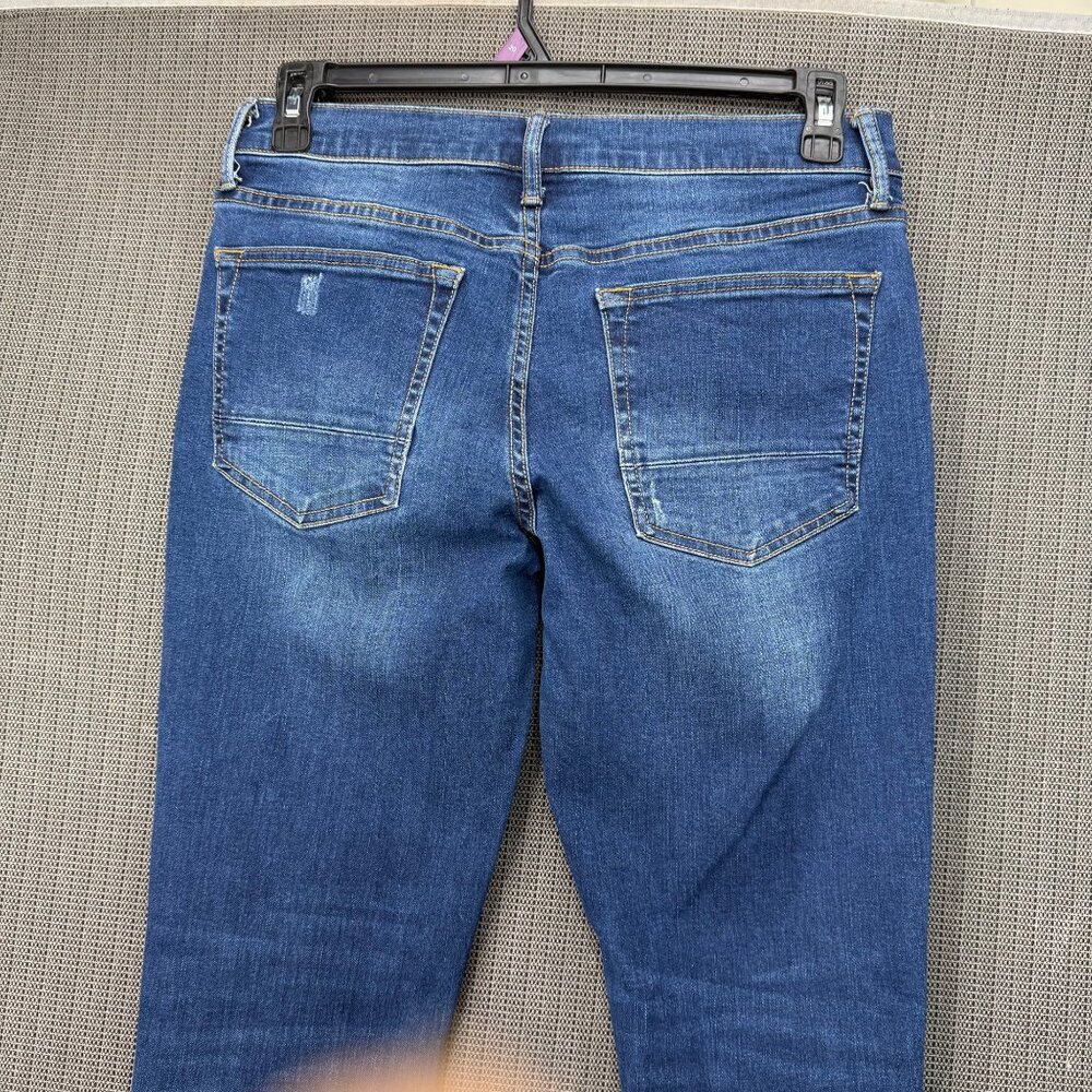 Arizona Jeans Advance Flex 360 Slim Mens Size 31x32 Blue Distressed Jeans - Picture 11 of 11